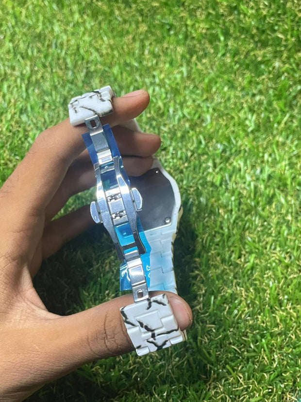 Black aura watch in fiber for men's(premium quality)