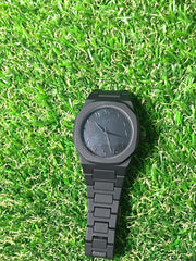 Black aura watch in fiber for men's(premium quality)