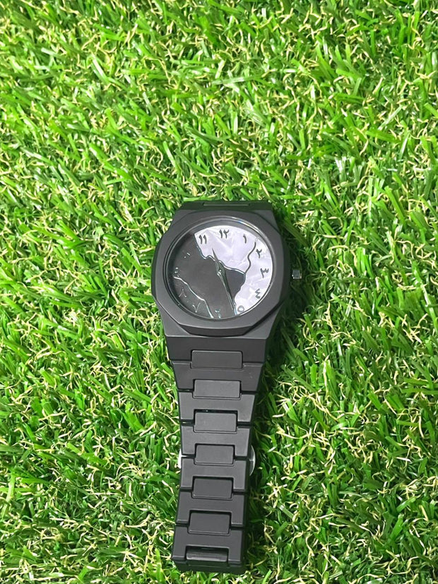 Black aura in marbale dial for men's ( premier watch )