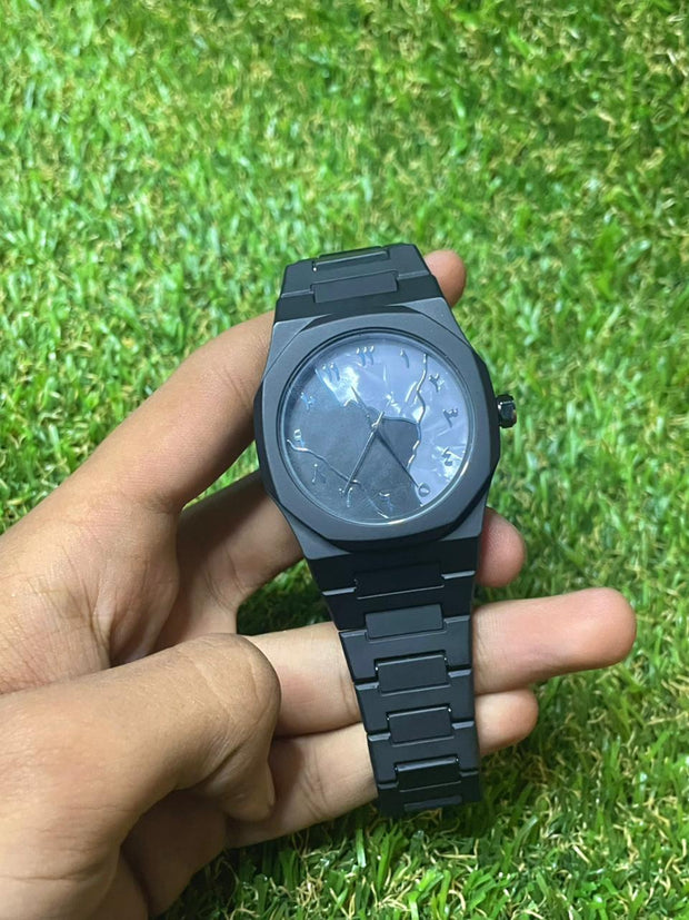 Black aura in marbale dial for men's ( premier watch )