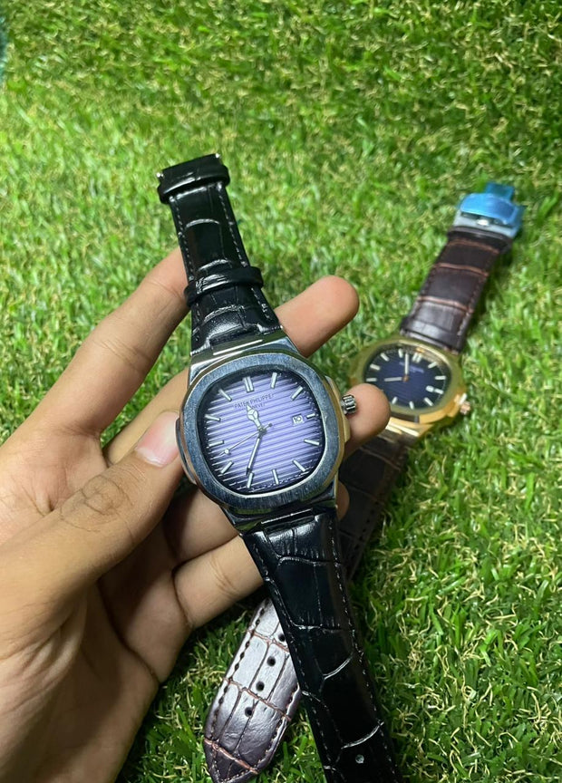 Patek Philippe Strap Watch for men's(premium quality)